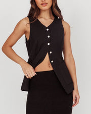 Indiana Vest Black