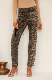 Leopard Pocket Jean