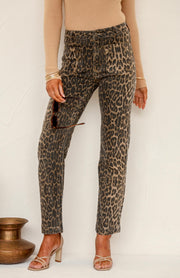 Leopard Pocket Jean