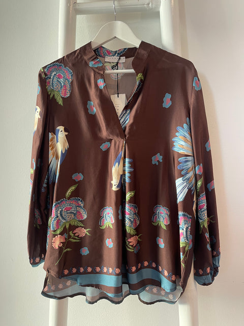 Parrot Blouse Choc