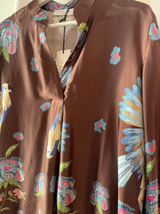 Parrot Blouse Choc