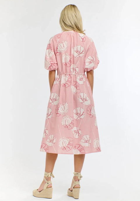 Juliet Dress Poppy Print