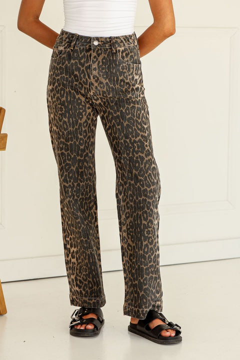 Classic Leopard Jean