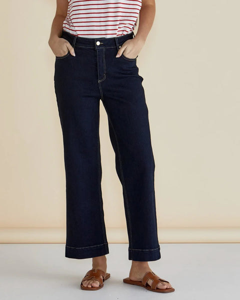 Willow Wide Leg Jean Ink